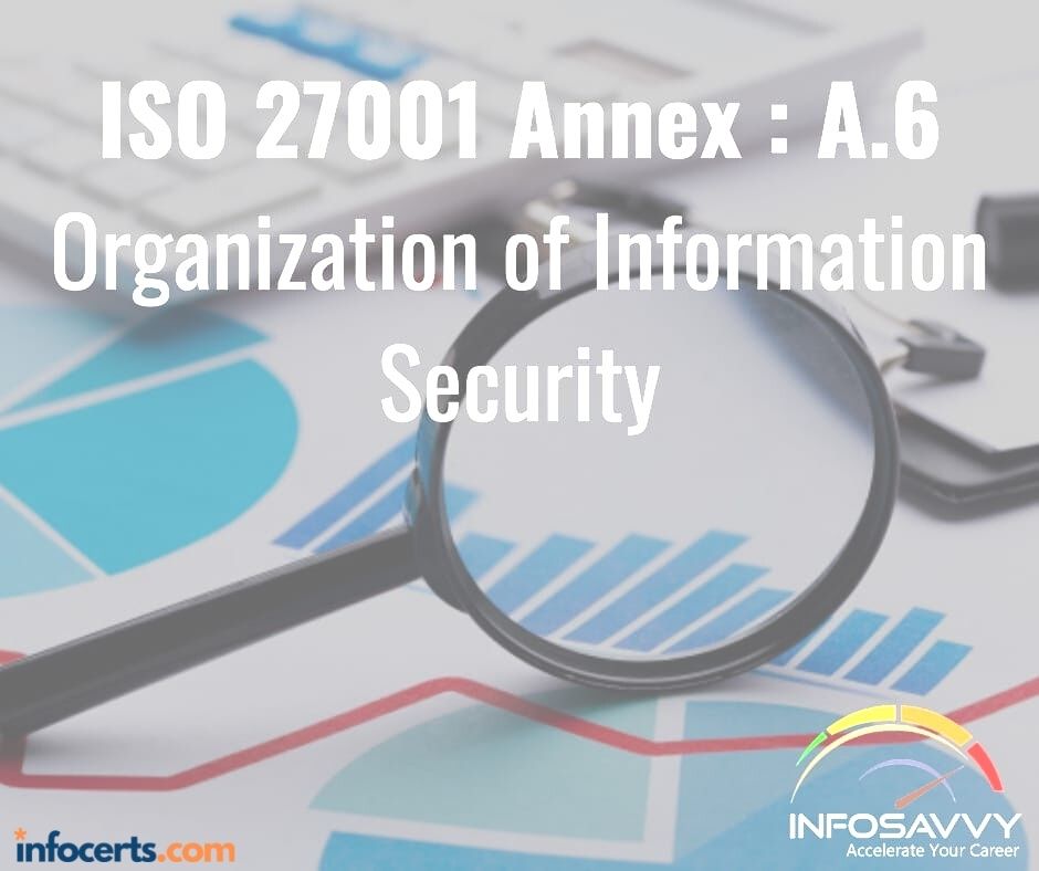 ISO 27001 Annex : A.6 Organization of Information Security