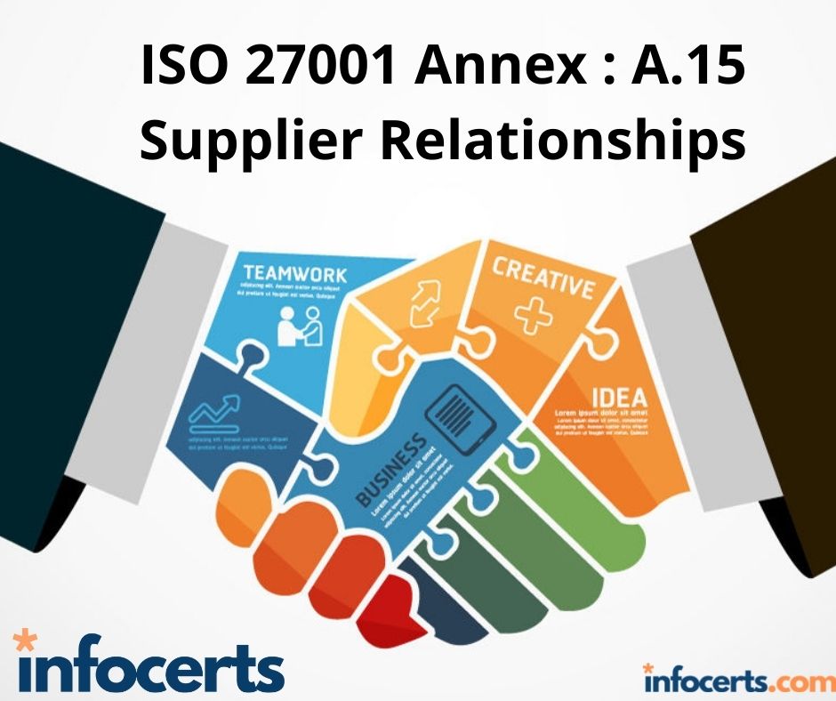 ISO 27001 Annex : A.15  Supplier Relationships